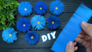 How to make EASY Paper Flowers DIY Paper Craft Ideas Tutorial [upl. by Aleina]