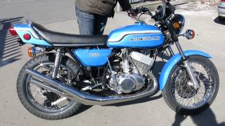 Kawasaki 1972 H2 750 Triple Restoration [upl. by Jordanson]