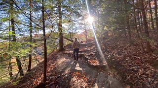 HIKING IN HOCKING HILLS OHIO VLOG [upl. by Namya]