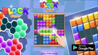 Block Gems Classic Block Puzzle Game [upl. by Lerrej]