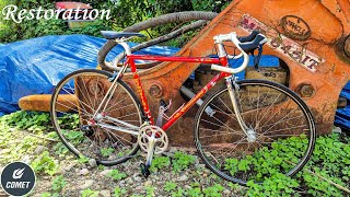 Bike restoraion  1985 Italy Classic Steel Bicycle [upl. by Narak]