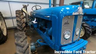 1963 Roadless Fordson Super Major 6 4 New Performance 4WD 54 Litre 6Cyl Diesel Tractor 90 HP [upl. by Rutger]