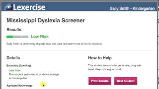 Mississippi Dyslexia Screener Explanatory VideoLexercise [upl. by Cyb]