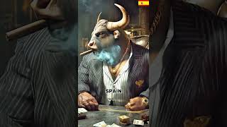 Countries as MAFIA BOSS 2 animals IA midjourney FusionAI mafiaboss countries [upl. by Ingmar]