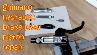 Shimano BL M615 Deore brake lever piston repair  SLX XT XTR ZEE SAINT [upl. by Court664]