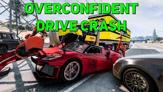 🚗💥 Overconfident Driver Crashes 3 beamngdrive [upl. by Elleoj]