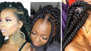 Latest Jumbo Senegalese Twist Hairstyles Gorgeous Jumbo Senegalese Twist HairstylesUnique Jumbo [upl. by Ziladnerb]