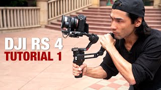 DJI RS 4 Gimbal Tutorial 1 Advanced Cinematic Shots [upl. by Shelba]