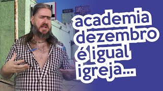 Academia em Dezembro é igual Igreja Todo mundo em busca de um MILAGRE [upl. by Cilka]