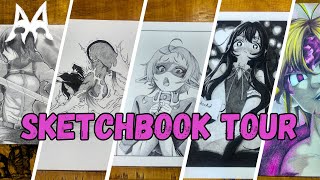 Mis dibujos de los últimos años  Sketchbook Tour  Artist x Art [upl. by Errised]