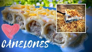 Canelones de pollo MUY FÁCILES y Super Sabrosos 😋  GUILLE RODRIGUEZ [upl. by Ahsinot]