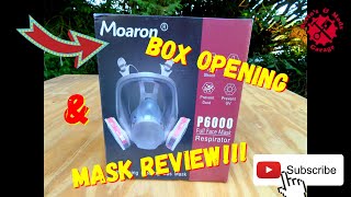 MOARON RESPIRATOR BOX OPENING AND REVIEW [upl. by Htebharas]