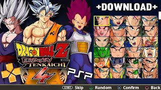 Dragon Ball Super Budokai Tenkaichi Tag Team Mod PSP  DBZ TTT MOD PPSSPP [upl. by Raama]