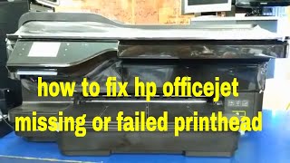 How to Fix your Damaged or Missing Cartridge in a HP Officejet Pro Series [upl. by Sirhc800]