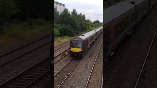 cross country trains class 170112170113 on 1D70 passing Burton on Trent on the 24072024 [upl. by Nanice664]