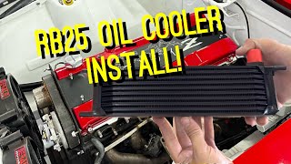 Rb25 oil cooler install in a 240z [upl. by Marcela]