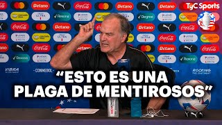 BIELSA EN LLAMAS 🔥 EL DT DE URUGUAY EXPLOTÓ EN CONTRA DE LA CONMEBOL Y DEFENDIÓ A SUS JUGADORES [upl. by Enaht713]