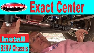 ROADMASTER EXACT CENTER  Steering Stabilizer Installation  S2RV Chassis Entegra Accolade Super C [upl. by Ahsai]