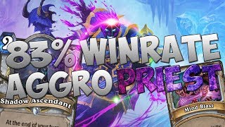 83 WINRATE  AGGRO PRIEST REGNA HEARTHSTONE ITA [upl. by Island]