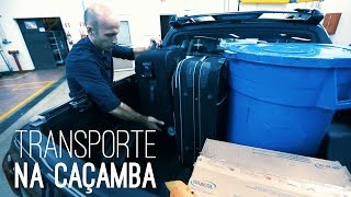 Como transportar objetos na caçamba da picape [upl. by Sinnaoi]