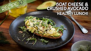 Trying smashed avocado with goat cheese on charred toast will change your life [upl. by Derek]