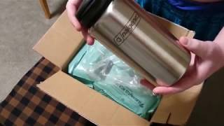 Nalgene Standard Stainless Steel Bottle 38 oz Unboxing  Water Container  Canteen [upl. by Martinelli]