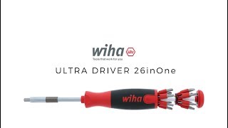 Wiha Ultra Driver 26inOne Multi Bit Screwdriver [upl. by Dehsar]