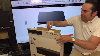 UNBOXING Sony UBPX800 reproductor Bluray 4K HDR [upl. by Kirtap]