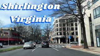 Driving around Arlington Virginia Shirlington and Fairlington [upl. by Leak274]