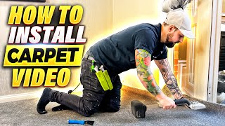 How To Install Carpet  Easy Step By Step Beginners Guide [upl. by Ailla]