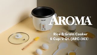 How to cook rice in your Aroma Pot Style rice cooker [upl. by Neff]