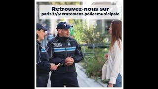 La Police Municipale Parisienne Recrute [upl. by Annol]