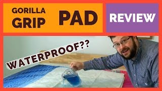 Bedwetting Mattress Pad by Gorilla Grip  Incontinence Product Waterproof Test [upl. by Eniamerej]