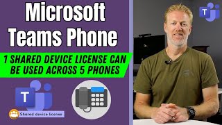 1 Shared Device License for Microsoft Teams Phone can be used across 5 Phones  Teams Phone System [upl. by Dugald83]