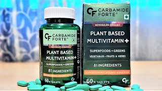 Carbamide Forte Plant Based Multivitamin  CF Multivitamin Review [upl. by Nisbet]