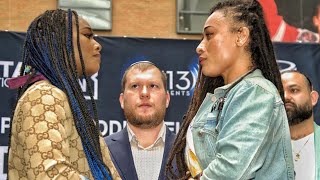 HEATED Claressa Shields vs Hanna Gabriels 2 • PRESS CONFERENCE HIGHLIGHTS [upl. by Ahsenrad53]