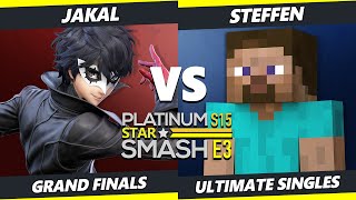 PSS S15E3 GRAND FINALS  Jakal Joker Pokemon Trainer Wolf Vs Steffen Steve SSBU Ultimate [upl. by Eiramanin]