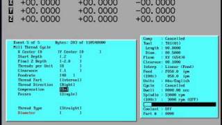 Milltronics CNC Control Basic Demowmv 2010 [upl. by Cunningham218]