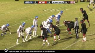 Garner vs MCHS Football 12022016  Playoffs Game 3 [upl. by Yodlem612]