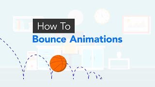 After Effects Tutorial  How to make easy bounce animations BEGINNER [upl. by Anilak]