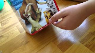 McDonald Happy Meal toy meal box Ice Age Continental Drift by Spiderman Jerry [upl. by Ettezzus]