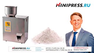 Tabletten und Kapselzähl und Füllwaage DG01 Minipressru [upl. by Sliwa]