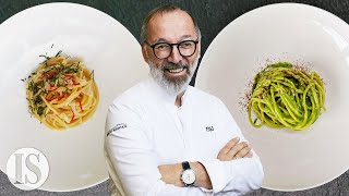 Aglio e olio originale vs gourmet con Norbert Niederkofler  AlpiNN [upl. by Charlena]