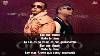 Daddy Yankee Ft Farruko  Más Que Un Amigo Letra [upl. by Intyrb522]