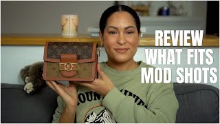 LOUIS VUITTON MINI DAUPHINE REVIEW  what fits inside mod shots review amp more [upl. by Massie]