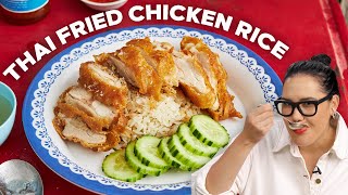 The Thai Street Food I’d Eat on REPEAT  Thai Fried Chicken Rice  Marion’s Kitchen [upl. by Anerul]