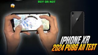 IPhone XR PUBG TEST HD60FPS 2024 😍  IOS 173  Graphics Battery Drain Heatup🥵 [upl. by Rohclem]