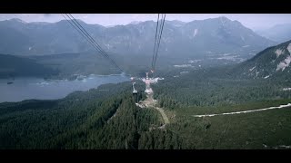 Weltrekordbahn Mit der Seilbahn Zugspitze auf Deutschlands höchsten Berg [upl. by Trebliw514]