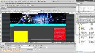 Floating Div Tags  Dreamweaver Tutorial [upl. by Suirauqed]