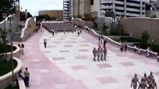 Aggie Band March to Reed Arena Ballad of the Green Berets [upl. by Clift]